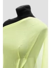 Крешированный шифон шелковый MAX MARA Лаймовый щербет H28/2 O10 30092554 Крешированный шифон шелковый MAX MARA Лаймовый щербет H28/2 O10 30092554