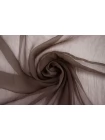 Крешированный шифон шелковый MAX MARA Дымчато-шоколадный H28/2 O10 30092558