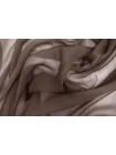 Крешированный шифон шелковый MAX MARA Дымчато-шоколадный H28/2 O10 30092558