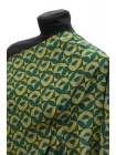 Крепдешин шелковый MAX MARA Геометрия горчично-зелёная MM H31 N20 30092560