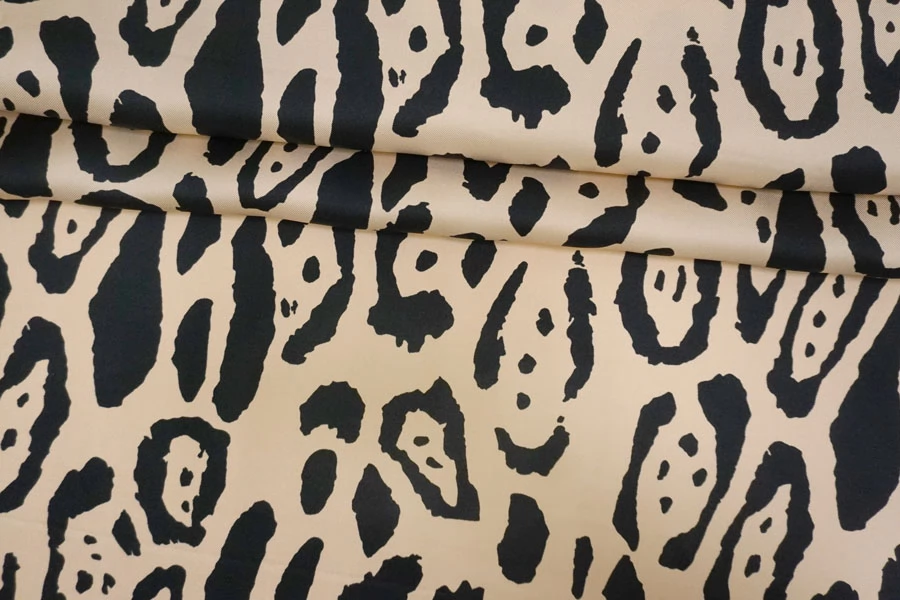 Шёлковый твил MAX MARA Леопард на бежевом MM H31 N20 30092577