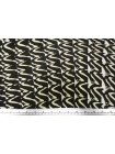Крепдешин шелковый MAX MARA Абстракция чёрно-молочная MM H28/1 N40 30092578