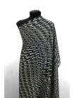 Крепдешин шелковый MAX MARA Абстракция чёрно-молочная MM H28/1 N40 30092578