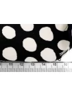 Креповая вискоза плательная MAX MARA Чёрная в белый горох MM H21/7 i50 30092591
