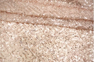 Пайетки на сетке MAX MARA Розовое золото MM H37 О11 3102558