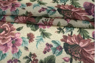 Батист хлопок с шёлком MAX MARA Цветы MM H2/3 N50 31092515