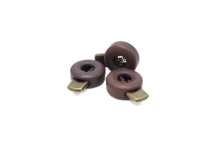 Фиксатор для шнурка   коричневый  (Z2) 17112506