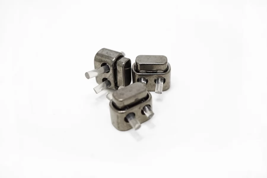 Фиксатор для шнурка металл темный никель  (Z2) 17112508