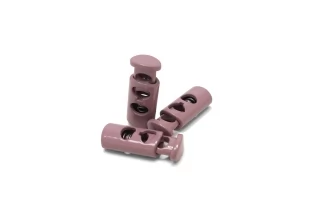 Фиксатор для шнурка металл розовый   (Z2) 17112513