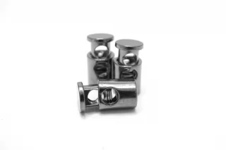 Фиксатор для шнурка металл серебряный   (Z2) 17112514