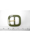 Пряжка пластик зеленая 70х60 мм 25112505