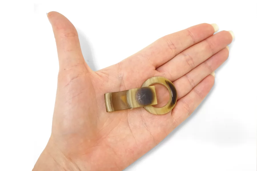 Застёжка шубная под рог 30х55мм (W-3) 25112522