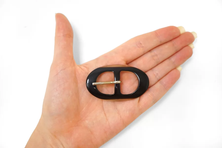 Пряжка пластик черная  55х35 мм  (YY-2) 25112560