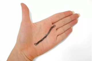 Вешалка-цепочка темный никель 70мм  ZZ(2) 25112576