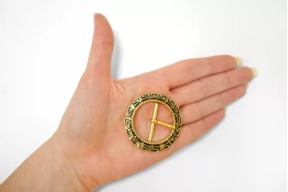 Пряжка металл чернёное золото 45 мм (T-3) 25112584