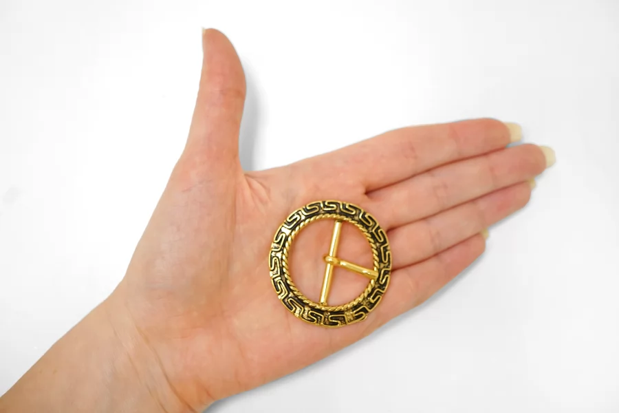 Пряжка металл чернёное золото 45 мм (T-3) 25112584