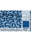 Хлопок мерсеризованный рубашечно-плательный Max Mara Синий орнамент H9/4 / A44 19022413