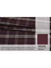Костюмная шерсть стрейч CERRUTI Клетка Бургунди BL H60/2 FF60 30102521