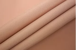 Крепдешин шёлк с ацетатом плательно-блузочный MAX MARA Приглушённый бежево-розовый MM H30/4 O40 1102501