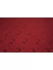 Купра плательная жаккардовая MAX MARA Бордовые цветы MM H24 O70  1102516