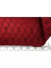 Купра плательная жаккардовая MAX MARA Бордовые ромбы MM H24 O70 1102521
