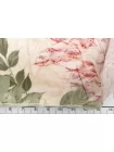 Атласная вискоза плательно-блузочная MAX MARA Цветы на кремовом MM H21/2 i30 1102530