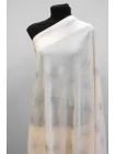 Шифон вискозный с блёстками MAX MARA Экрю MM H00 EE10 1102531