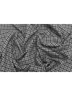 Костюмная поливискоза в клетку MAX MARA Чёрно-серая MM H64 BB20  1102545