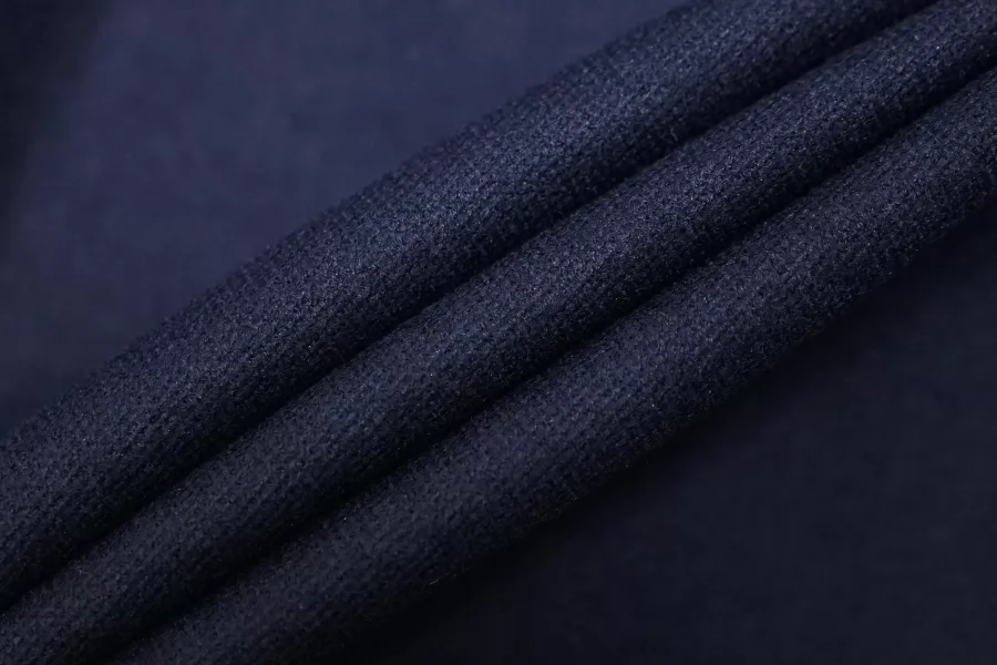 Фланель поливискозная костюмно-плательная MAX MARA Тёмно-синяя MM H63/4 C70 1102564