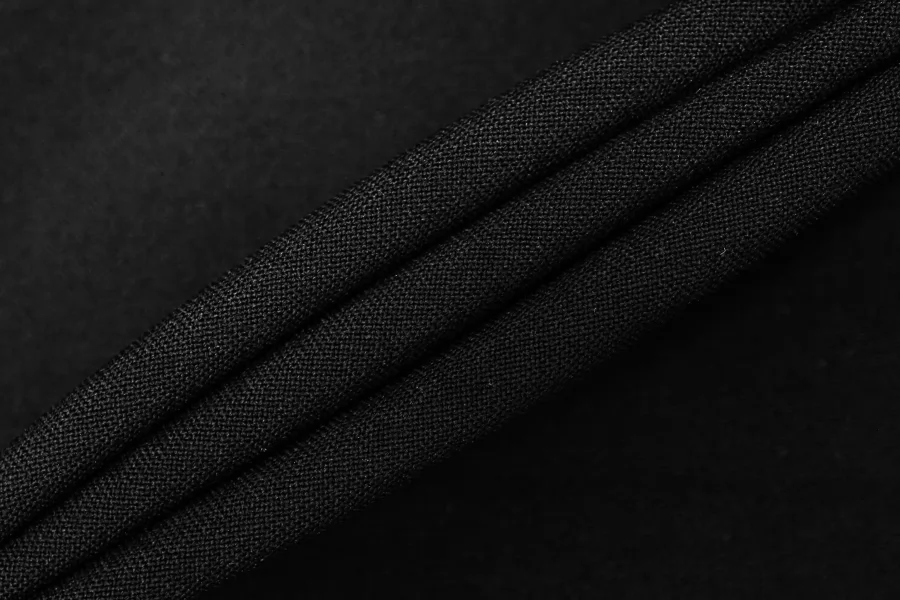 Поливискоза би-стрейч костюмно-плательная MAX MARA Чёрная MM H63/1 AA70 1102566