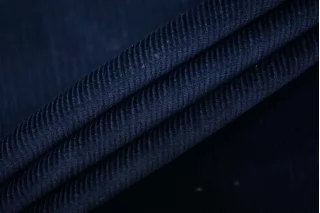 Микровельвет костюмно-плательный MAX MARA Тёмно-синий MM H18/3 К22 1102593