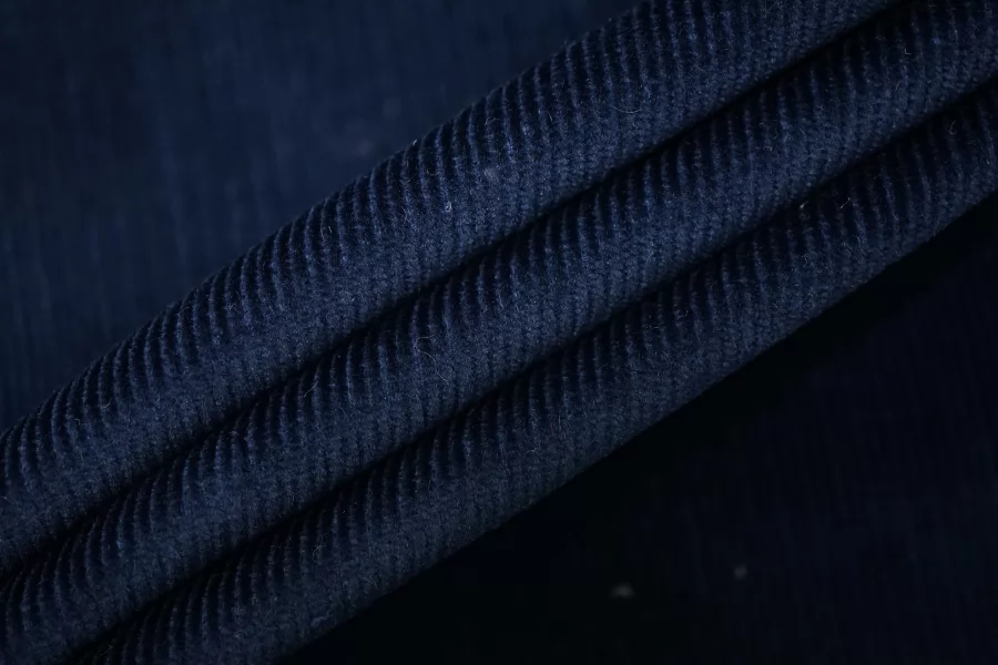 Микровельвет костюмно-плательный MAX MARA Тёмно-синий MM H18/3 К22 1102593