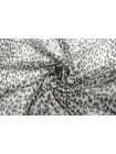 Шифон шёлковый MAX MARA Леопард чёрно-серый MM H28/1 N50 30092520
