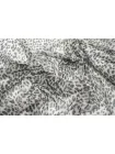 Шифон шёлковый MAX MARA Леопард чёрно-серый MM H28/1 N50 30092520