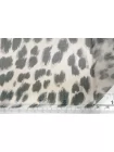 Шифон шёлковый MAX MARA Леопард чёрно-серый MM H28/1 N50 30092520