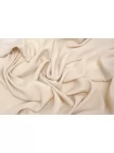 Крепдешин шёлк с ацетатом плательно-блузочный MAX MARA Экрю MM H30/4 O40 30092523
