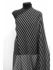 Батист хлопок с шёлком MAX MARA Чёрно-белый в полоску MM H2/3 N50 30092528