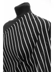 Батист хлопок с шёлком MAX MARA Чёрно-белый в полоску MM H2/3 N50 30092528