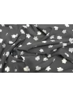 Крепдешин шелковый MAX MARA Серый в цветок MM H31 N50 30092530