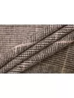 Костюмная фланель-стрейч шерстяная CERRUTI Гленчек бежево-коричневая BL H60/1 FF30 30102505