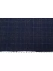 Твид шерстяной с кашемиром CERRUTI Синий в клетку BL H60/1 jj20 30102517