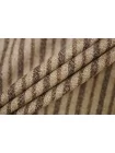 Костюмно-плательная шерсть CERRUTI в полоску бежево-коричневая BL H60/4 jj30 30102524