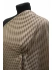Костюмно-плательная шерсть CERRUTI в полоску бежево-коричневая BL H60/4 jj30 30102524