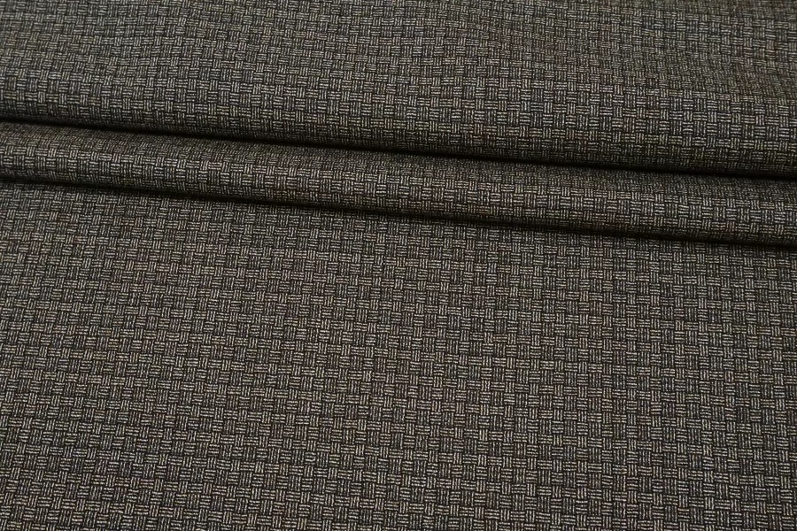 Костюмно-плательная шерсть Guabello Коричнево-бежевая BL H60/1 jj30 30102525