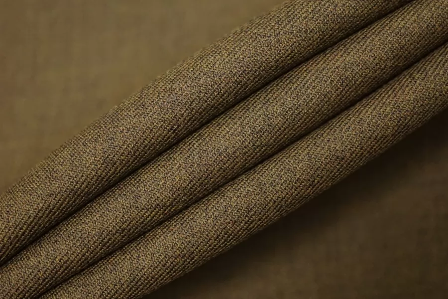 Костюмная шерсть дабл DIOR Горчичный хаки BL H59/1 HH30 30102530