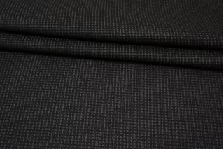 Твид-шанель костюмный шерстяной CERRUTI Чёрно-коричневый BL H68/3 L40 30102532