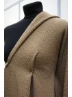 Сирсакер шерстяной костюмно-плательный Тёмно-бежевый BL H59/1 HH20 30102535
