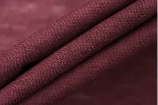 Трикотаж хлопковый с шерстью тонкий Марсала BNC H38/8 R40 30102545