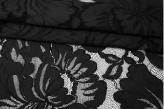 Кружево хлопковое кордовое Чёрное BNC H35 О33 30102547