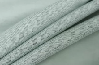 Трикотаж хлопковый с шерстью тонкий Приглушённо-мятный BNC H38/7 Q50 30102548